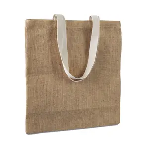 Bolsa de compras de yute JUHU, merchandising sostenible - Product Image 1