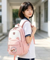 Sac à dos scolaire léger et imperméable pour adolescents et étudiants, avec logo personnalisé, multi-poches, pour collège et école primaire