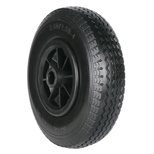 HL HANAK China <span class=keywords><strong>precio</strong></span> <span class=keywords><strong>de</strong></span> fábrica 8 pulgadas 2,50-4 PU rueda <span class=keywords><strong>de</strong></span> espuma con borde <span class=keywords><strong>de</strong></span> plástico para <span class=keywords><strong>carretilla</strong></span> <span class=keywords><strong>de</strong></span> mano - Product Image 3