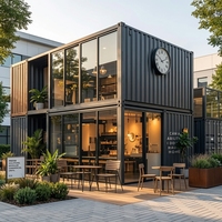 Villas à bas prix, plan de maison conteneur, hôtel préfabriqué de luxe, maison préfabriquée, 20 pieds, 40 pieds, 2 chambres, 3 chambres