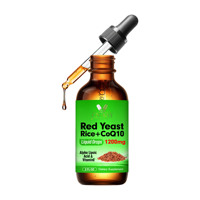 Gouttes liquides de levure de riz rouge OEM ODM avec Coenzyme Q-10 : Soutien puissant antioxydant et stabilité de la membrane cellulaire