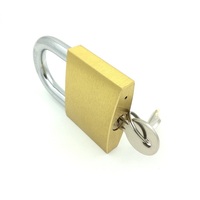 Cadenas en laiton robuste de forme carrée, avec clé passe-partout, pour sécurité, logo personnalisé OEM, pour portails industriels et entrepôts