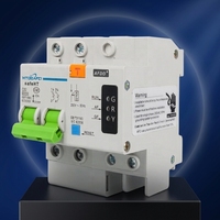 Dispositif de détection de court-circuit (AFDD) / Interrupteur différentiel de courant (AFCI) pour usage domestique, construction en cuivre et plastique, WIFI
