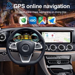 New Design 12.3" Dual Screen Dashboard Car Radio Screen Android <b>Auto</b> Head Unit Monitor for Mercedes Benz E Class W213 2016 2018 - Product Image 2