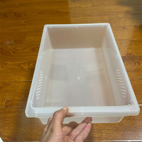Fournitures pour reptiles Bassin en plastique serpent imprimé léopard gecko tortue seau d'élevage plateau de support de serpent baignoire de serpent
