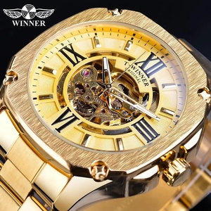 <span class=keywords><strong>Montre</strong></span> automatique <span class=keywords><strong>pour</strong></span> <span class=keywords><strong>homme</strong></span> Winner Top Brand, bracelet en acier inoxydable doré rose, <span class=keywords><strong>montre</strong></span>-bracelet <span class=keywords><strong>pour</strong></span> <span class=keywords><strong>homme</strong></span>, <span class=keywords><strong>montre</strong></span> mécanique <span class=keywords><strong>pour</strong></span> <span class=keywords><strong>homme</strong></span> d'affaires - Product Image 1