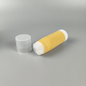 Bouteilles rondes en plastique durables de bâton de protection solaire d'OEM 20g/crème de nettoyage de visage de points noirs conteneur cosmétique de bâton de déodorant - Product Image 2