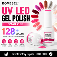 Vernis à ongles professionnel UV LED en gel, 15 ml, vente en gros, avec plus de 128 couleurs, marque personnalisée, étiquette privée, OEM, ODM
