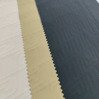 Tissu en cuir PU super doux et fin, sans PFAS, coupe-vent avec doublure tricotée pour vestes et accessoires pour hommes, personnalisable