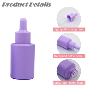 Cosmetic <b>Dropper</b> <b>Bottle</b> 20ml 30ml 40ml 50ml 60ml 100ml Flat Shoulder Essential Oil Hair Oil Glass Serum <b>Dropper</b> <b>Bottles</b> - Product Image 3