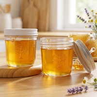 Pot en verre minimaliste de style K avec couvercle hermétique, récipient de rangement esthétique et épuré pour une cuisine moderne