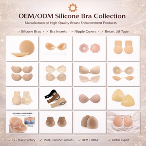 Lencería para Mujer de Secado Rápido <span class=keywords><strong>Sin</strong></span> <span class=keywords><strong>Costuras</strong></span> Sexy Sostenible Push-up Sujetador de Silicona - Product Image 5