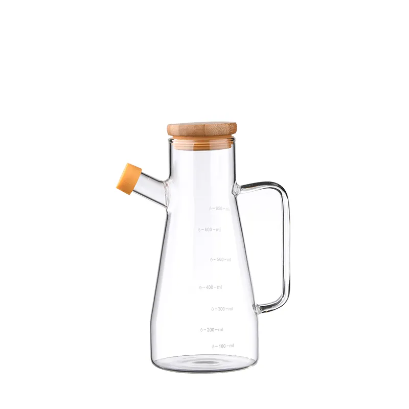 Reusable Borosilicate Glass Bottle For Oil Vinegar Soy Sauce