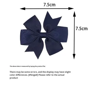 Venta al por mayor lindas pinzas <span class=keywords><strong>para</strong></span> <span class=keywords><strong>el</strong></span> <span class=keywords><strong>pelo</strong></span> con lazo <span class=keywords><strong>para</strong></span> niñas estilo europeo americano tela de diseñador dulce accesorio de fiesta diario <span class=keywords><strong>para</strong></span> niños - Product Image 6