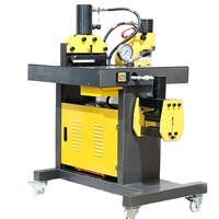 200 trous poinçonnage coupe flexion 3 en 1 bus bar traitement bus bar machine hydraulique ferronniers
