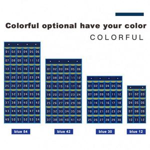 Numbered Classroom Pocket Chart for Cell Phones and Calculator Holder Hanging Wall Door Organizer - Product Image 5