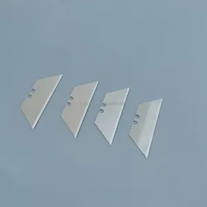 Cuchillas de corte trapezoidales de hoja de utilidad de acero de alto carbono SK5 de Suty pesado reemplazable