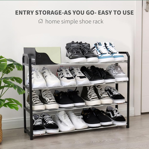 Zapatero Multifuncional de Cuatro Niveles al por Mayor, Zapatero Sencillo para el Hogar, Mueble de Almacenamiento Multicapa para Ahorrar Espacio - Product Image 3