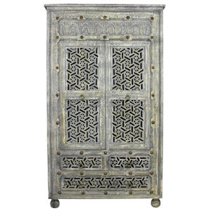 Tùy chỉnh thực hiện thủ công Tôn Giáo Miếu gỗ 2-cửa sideboard đồ nội thất cổ điển tủ quần áo gỗ rắn TV tủ - Product Image 4