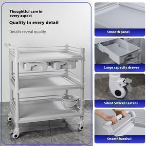 मोबाइल नाखून बाल सौंदर्य सैलून ट्रॉली अस्पतालों में चिकित्सा उपकरणों के लिए छोटे बुलबुला उपचार - Product Image 4