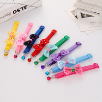 Produits pour animaux de compagnie Accessoires pour chiens Multi Colors Fashion Dog Collar Adjustable Custom Cat Bow Tie Collar with Bell