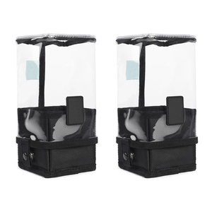 Nuovo Design: Borsa Organizer per Pennelli da Trucco e Cosmetici in PVC Trasparente Autoportante con Divisori e Coperchio Trasparente - Product Image 4