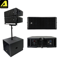 ACTPRO HDL 30-A Sistema de Altavoces Line Array de Dos Vías, Altavoces Activos de 10 Pulgadas, Amplificador de Audio HDL30A, Plástico, Neodimio