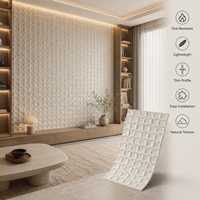 Panneaux muraux en pierre flexibles, intérieur et extérieur, revêtement mural universel, matériau de décoration