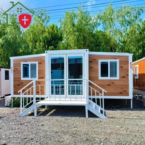 Eco-friendly High Strength Steel Structure Fireproof Waterproof Sandwich Panel Modern Villa Expandable Container House - Product Image 1