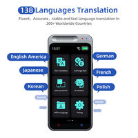 Dispositif de traduction linguistique intelligent Z6 Mini, 138 langues, traduction vocale portable en ligne, apprentissage professionnel, voyages, écran tactile de 4,1 pouces