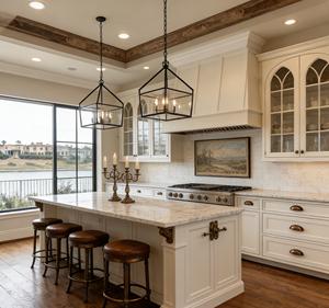 Armoire de cuisine BALOM Premium |   Laque blanche classique + Modulaire sans cadre |   Mécanisme de fermeture douce pour les cuisines d'appartements urbains - Product Image 3