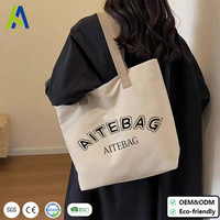 Sac Fourre-Tout Femme Tendance 2026 en Toile Pliable Grande Capacité avec Bandoulière Simple