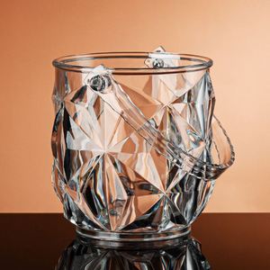 Champagne Bucket <b>Plastic</b> Commercial Home bar Ktv Trumpet Thickened Fall Resistant Clear Ice Bucket Acrylic Ice Bucket - Product Image 4