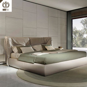Italienisches Design Foshan Möbel Leder Moderne Luxus <span class=keywords><strong>Queen</strong></span> King <span class=keywords><strong>Size</strong></span> Bett Designer Weiche Luxus betten - Product Image 1