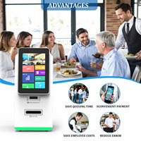 Tragbarer Desktop 7-Zoll-Hotel-Self-Check-Kiosk mit Raum karten ausgabe und schnellem Check-In/Out-Terminal