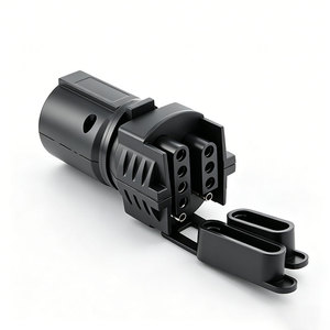Adaptateur de câblage de <span class=keywords><strong>remorque</strong></span> rond <span class=keywords><strong>7</strong></span> voies vers 4/5 broches plates pour feux de remorquage de camion et de camping-car - Product Image 6