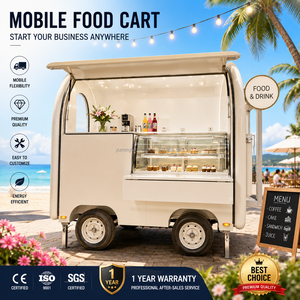 Nouvelle remorque alimentaire fermée USA, chariot à hot-dogs, camion-restaurant, remorque de vente au détail, remorque à glace, boutique de pizzas, café d'hôtel, glaces, maïs et plus - Product Image 1