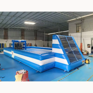 Juego de playa, diversión, Fútbol acuático, parque infantil de fútbol inflable personalizado con alfombrilla, campo de fútbol inflable para <span class=keywords><strong>alquiler</strong></span> comercial - Product Image 4