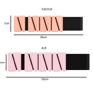 Poids de cheville réglables en néoprène et silicone pour gymnastique, <span class=keywords><strong>2</strong></span> lb, prix bas Chine - Product Image 3
