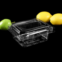 Boîte d'emballage alimentaire en PET transparent sur mesure pour fruits, 250g, pour tomates cerises, légumes, conteneur jetable en blister pour supermarché