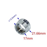 Adaptateur de connecteur 1/2"/M16/M17/M18/M19/M20/M22/M24/M28/M32 pour robinet d'eau, raccords en cuivre.