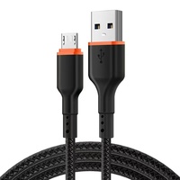 Penjualan langsung pabrik kabel Data ponsel isi daya buah Tablet Android tipe-c berlapis dua warna kabel silikon isi daya Cepat