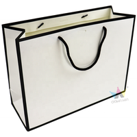 Couronne gagner bijoux cosmétique cadeau vêtements shopping papier sacs de transport sac en carton avec logo emballage blanc artisanat sacs en papier