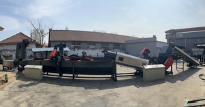 Hoàn toàn tự động chất thải nhựa tái chế thiết bị PP PE phim chai Flake nghiền rửa làm sạch sấy dây chuyền sản xuất - Product Image 6