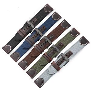 <span class=keywords><strong>Bracelet</strong></span> de <span class=keywords><strong>montre</strong></span> pour <span class=keywords><strong>homme</strong></span> HALI en cuir véritable de luxe, 22 mm, gris, accessoires de <span class=keywords><strong>montre</strong></span> faits à la main - Product Image 3