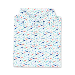 Polo de golf pour hommes de haute qualité OEM Slim Fit pour chemises de sublimation en polyester et spandex à impression numérique extensible dans les 4 sens - Product Image 4