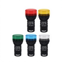 Feux indicateurs jaunes, verts, rouges AD16 220V/24V LD11-22D LED IP65, feux de signalisation à bornes à vis