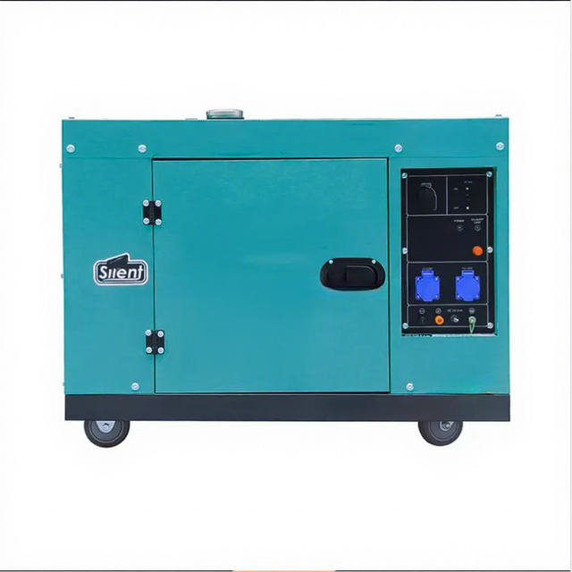 Silent diesel Generator with Wheels AVR 110V 220V 380V 50HZ 60HZ 3KW 6KW 8KW 10kW 12kW 30kva Small Portable Generator Soundproof