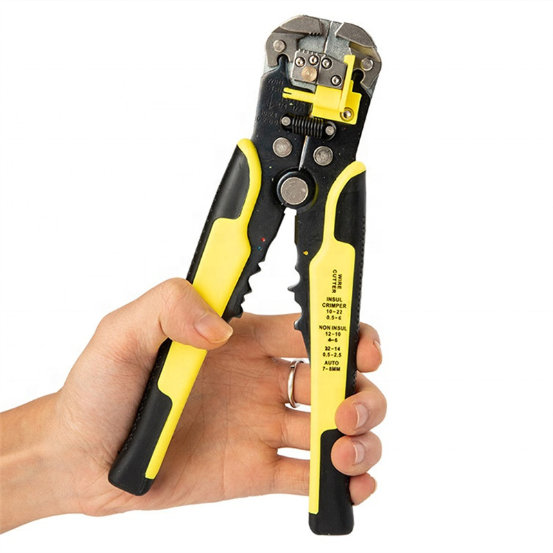 Electric Stripping Tools Automatic Wire Striper Cutter Stripper Crimper Pliers