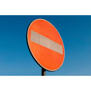 มะเดื่อป้ายถนนเครื่องมือหมุนเส้นผ่านศูนย์กลาง60ซม. 47 'ไม่มีทาง' - Product Image 3